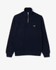 Zip-Up High Neck Interlock Sweatshirt